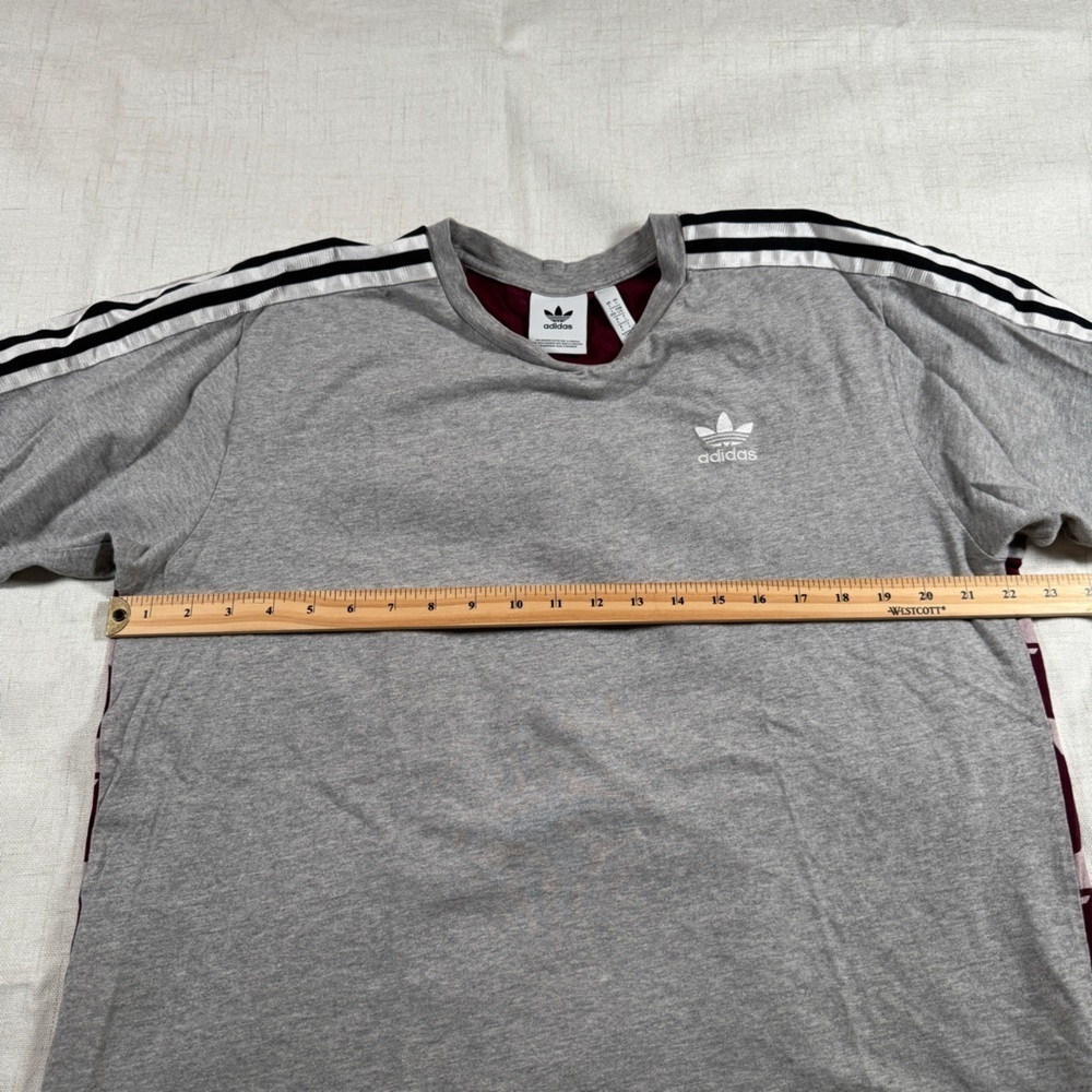 Adidas Originals Trefoil Logo Allover Print T Shirt - Picture 6 of 6